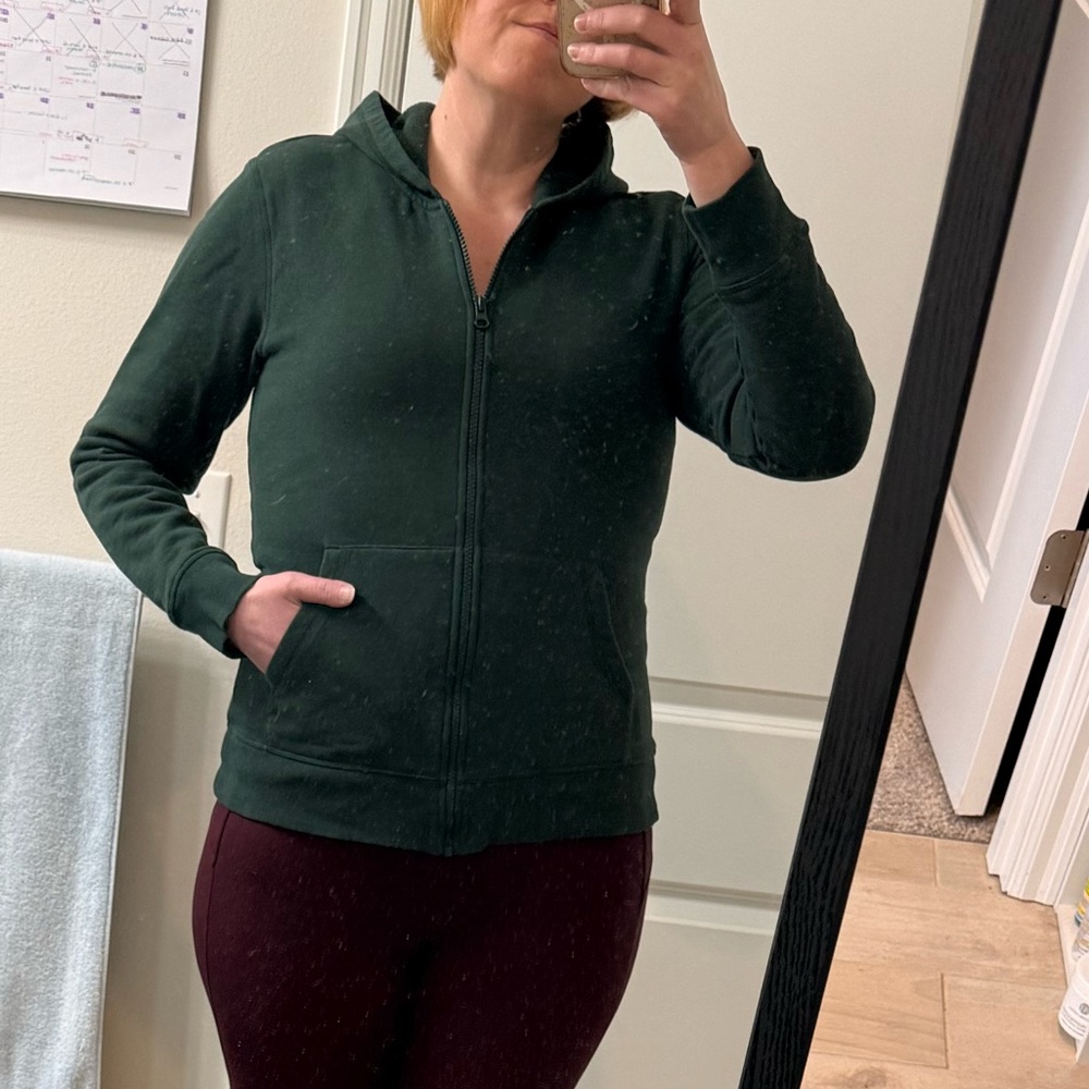 Pact Women's Dark Green Hoodie - Picture 9 of 9